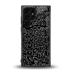 worthy black back phone cover | glass case for samsung galaxy s23 ultra