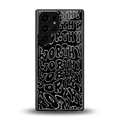 worthy black back phone cover | glass case for samsung galaxy s25 ultra