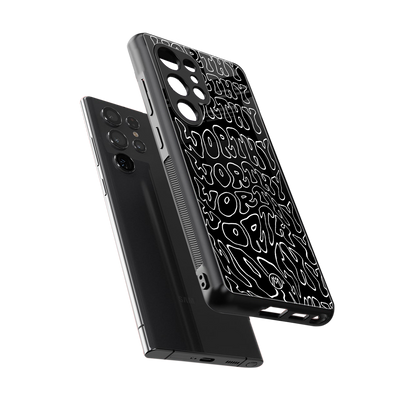 worthy black back phone cover | glass case for samsung galaxy s25 ultra