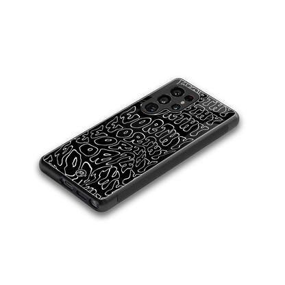 worthy black back phone cover | glass case for samsung galaxy s25 ultra