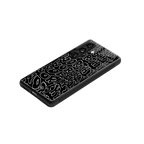 worthy black back phone cover | glass case for samsung galaxy s23 plus