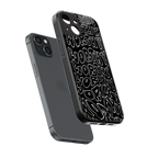 worthy black back phone cover | glass case for iphone 14