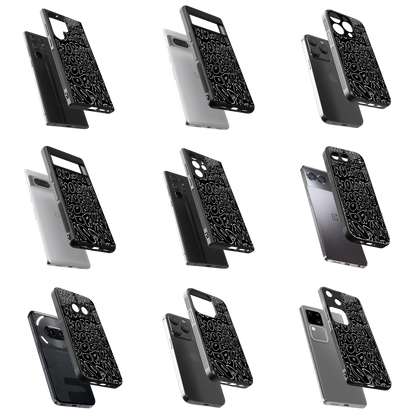 Durable Glass Back Mobile Case for iPhone, Samsung, OnePlus, Google Pixel, Redmi, Vivo, Oppo