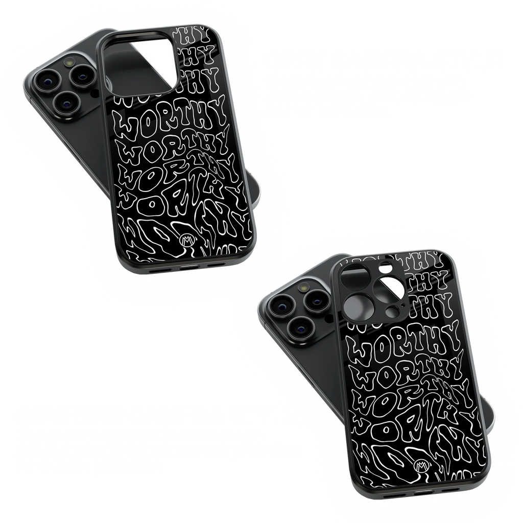 Trendy Glass Back Mobile Case for iPhone, Samsung, Redmi, OnePlus, Google Pixel, Motorola
