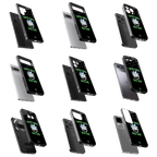 Durable Glass Back Mobile Case for iPhone, Samsung, OnePlus, Google Pixel, Redmi, Vivo, Oppo