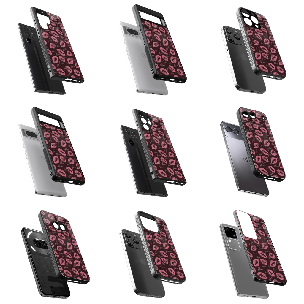 Durable Glass Back Mobile Case for iPhone, Samsung, OnePlus, Google Pixel, Redmi, Vivo, Oppo