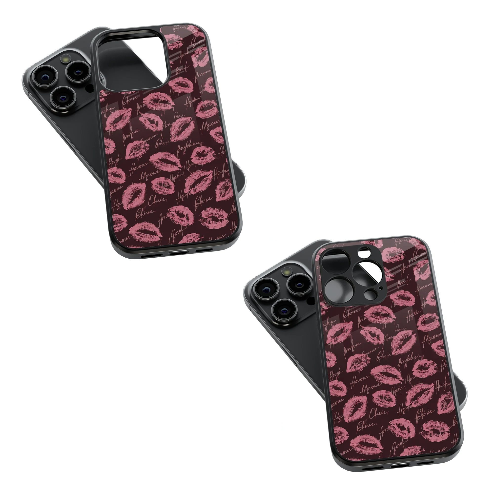 Trendy Glass Back Mobile Case for iPhone, Samsung, Redmi, OnePlus, Google Pixel, Motorola