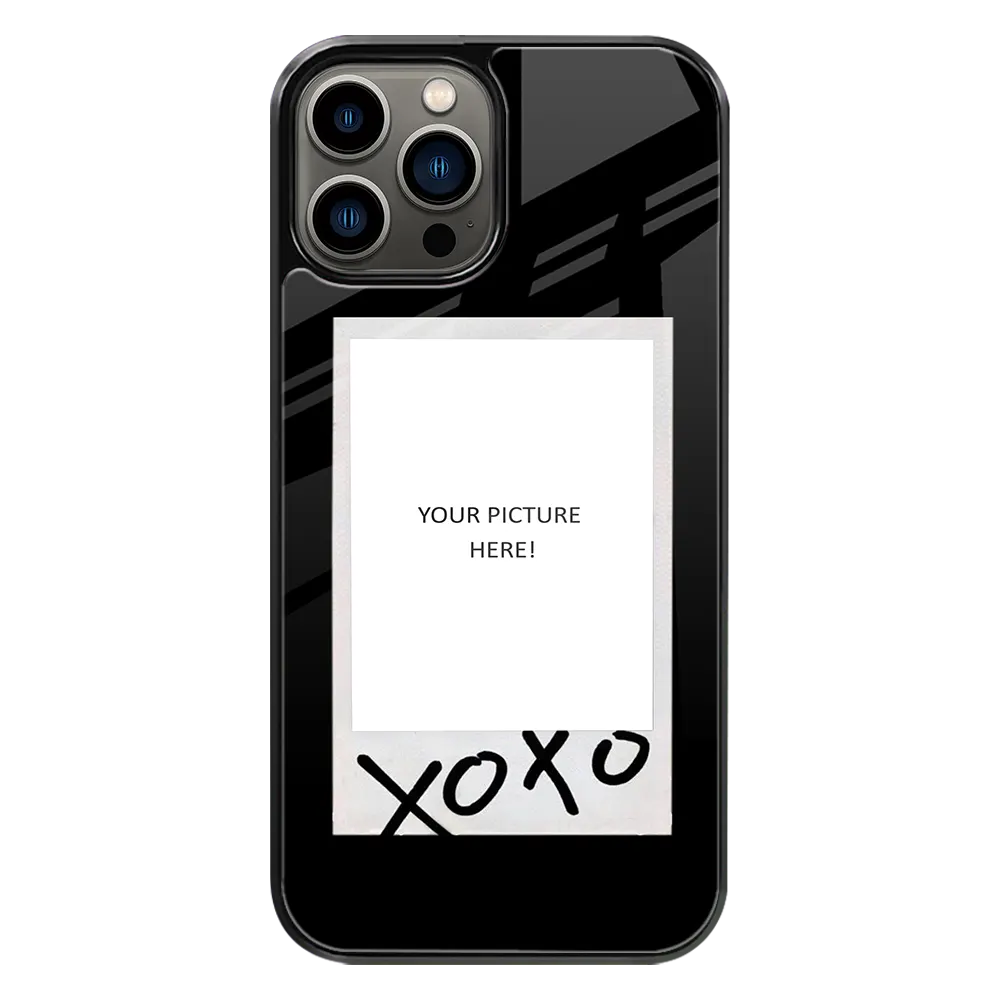 Polaroid Personalised Glass Phone Case