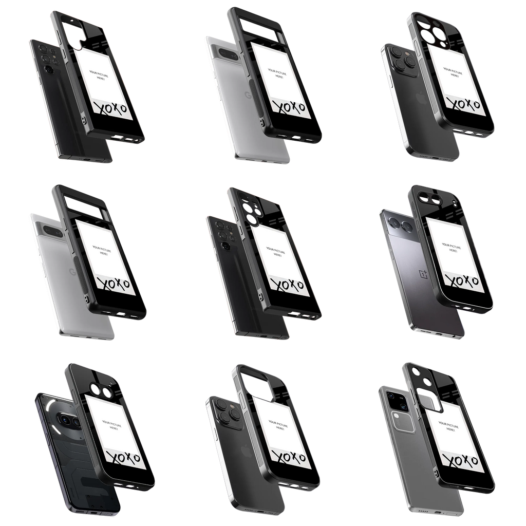 Polaroid Personalised Glass Phone Case