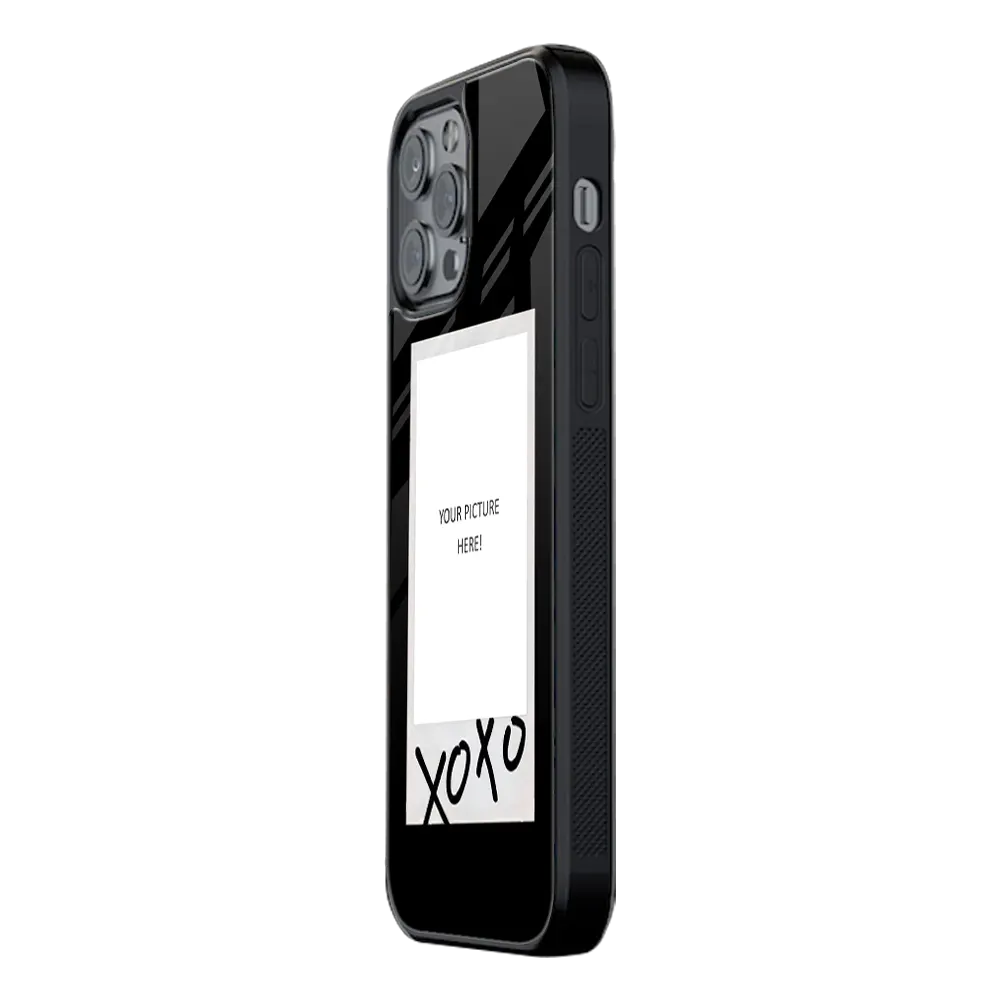 Polaroid Personalised Glass Phone Case