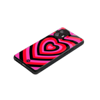 y2k black pink hearts aesthetic back phone cover | glass case for nothing phone 2