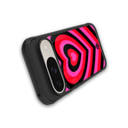 y2k black pink hearts aesthetic back phone cover | glass case for google pixel 9