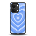 y2k blue hearts aesthetic back phone cover | glass case for oneplus nord 3