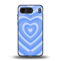 y2k blue hearts aesthetic back phone cover | glass case for oneplus nord 4