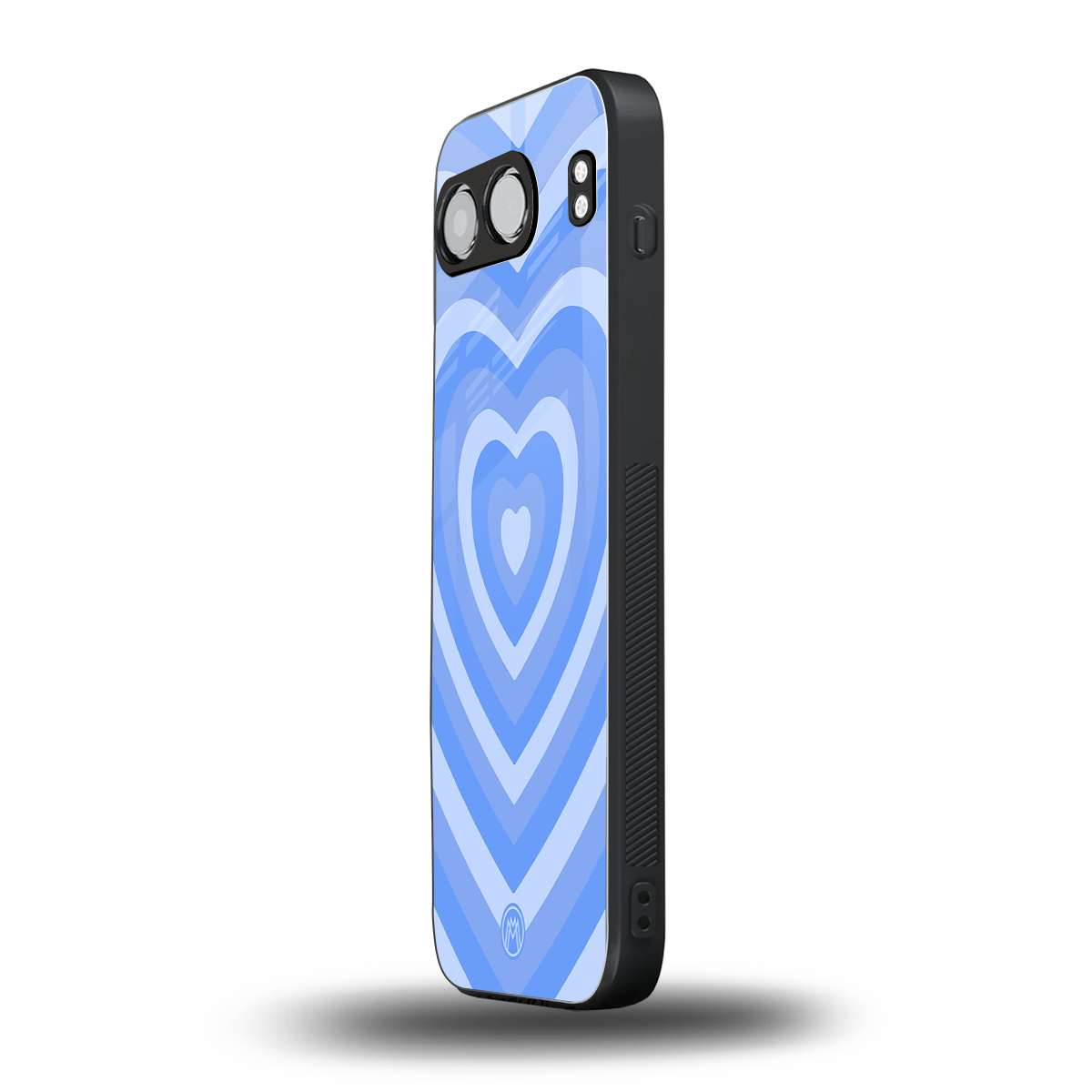 y2k blue hearts aesthetic back phone cover | glass case for oneplus nord 4