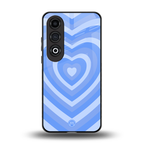 y2k blue hearts aesthetic back phone cover | glass case for oneplus nord ce 4