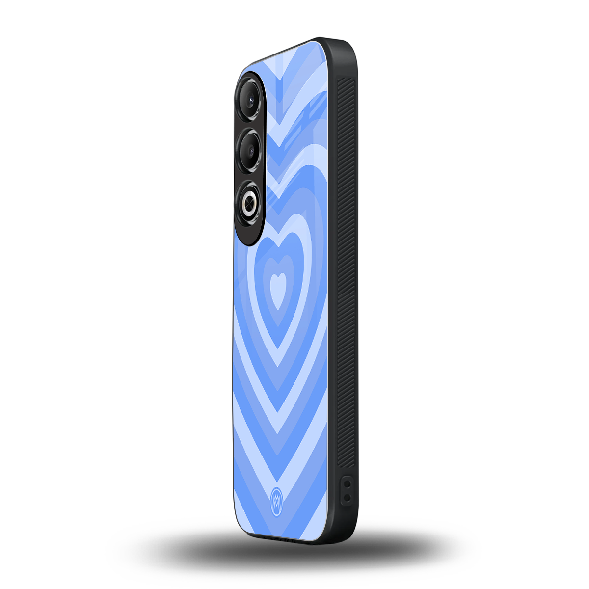 y2k blue hearts aesthetic back phone cover | glass case for oneplus nord ce 4