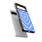 y2k blue hearts aesthetic back phone cover | glass case for google pixel 8 pro
