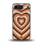 y2k brown hearts aesthetic back phone cover | glass case for oneplus nord 4