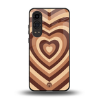 y2k brown hearts aesthetic back phone cover | glass case for oneplus nord ce 4 lite