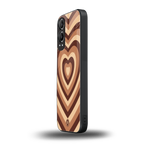 y2k brown hearts aesthetic back phone cover | glass case for oneplus nord ce 4 lite