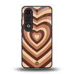 y2k brown hearts aesthetic back phone cover | glass case for oneplus nord ce 4