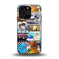 y2k collage aesthetic back phone cover | glass case for iphone 13 pro