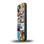 y2k collage aesthetic back phone cover | glass case for iphone 13