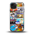 y2k collage aesthetic back phone cover | glass case for iphone 14