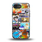 y2k collage aesthetic back phone cover | glass case for iphone 16e