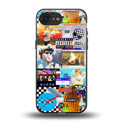 y2k collage aesthetic back phone cover | glass case for iphone 16e