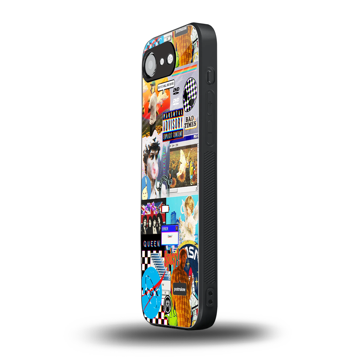 y2k collage aesthetic back phone cover | glass case for iphone 16e