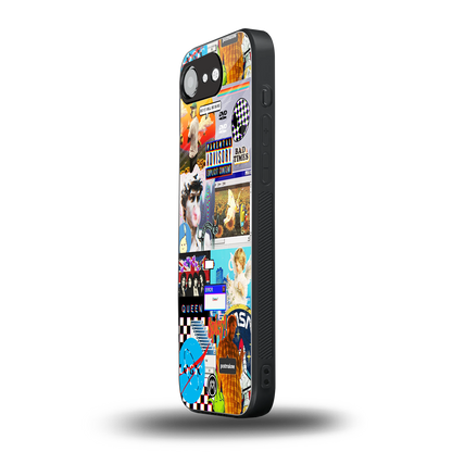y2k collage aesthetic back phone cover | glass case for iphone 16e