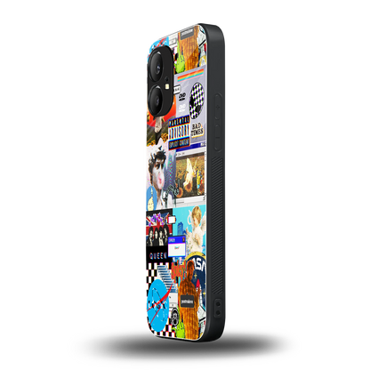 y2k collage aesthetic back phone cover | glass case for nothing phone 1