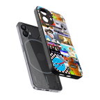 y2k collage aesthetic back phone cover | glass case for nothing phone 2