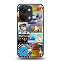 y2k collage aesthetic back phone cover | glass case for oneplus nord 3