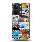 y2k collage aesthetic back phone cover | glass case for oneplus nord 3