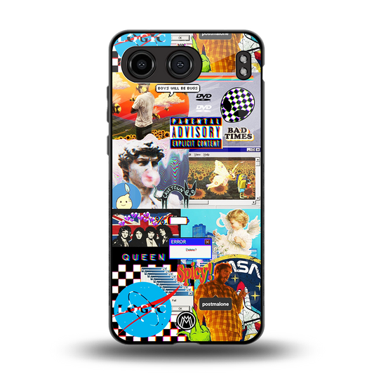y2k collage aesthetic back phone cover | glass case for oneplus nord 4