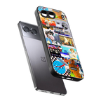 y2k collage aesthetic back phone cover | glass case for oneplus nord 4