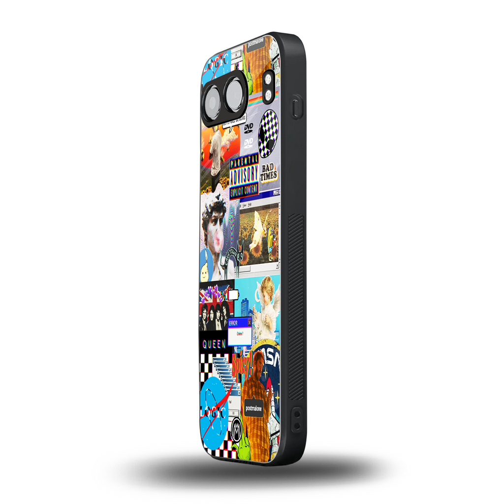 y2k collage aesthetic back phone cover | glass case for oneplus nord 4