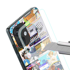 y2k collage aesthetic back phone cover | glass case for oneplus nord ce 3