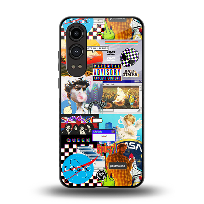 y2k collage aesthetic back phone cover | glass case for oneplus nord ce 4 lite