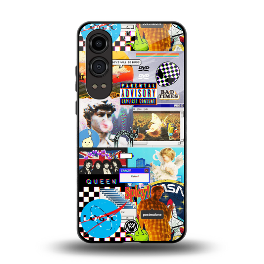 y2k collage aesthetic back phone cover | glass case for oneplus nord ce 4 lite