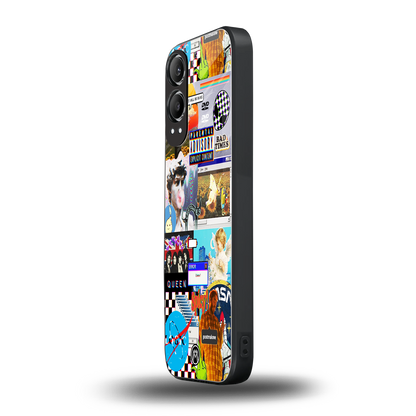 y2k collage aesthetic back phone cover | glass case for oneplus nord ce 4 lite
