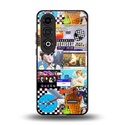 y2k collage aesthetic back phone cover | glass case for oneplus nord ce 4