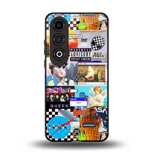 y2k collage aesthetic back phone cover | glass case for oneplus nord ce 4