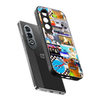 y2k collage aesthetic back phone cover | glass case for oneplus nord ce 4