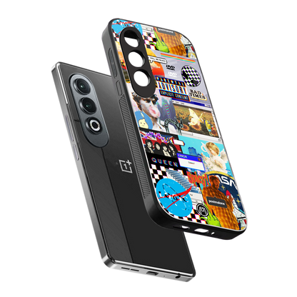 y2k collage aesthetic back phone cover | glass case for oneplus nord ce 4