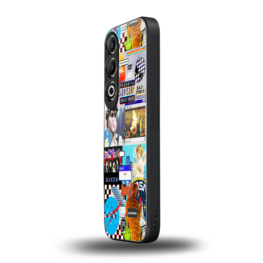 y2k collage aesthetic back phone cover | glass case for oneplus nord ce 4