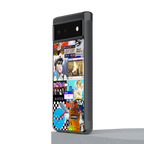 y2k collage aesthetic back phone cover | glass case for Google Pixel 6A